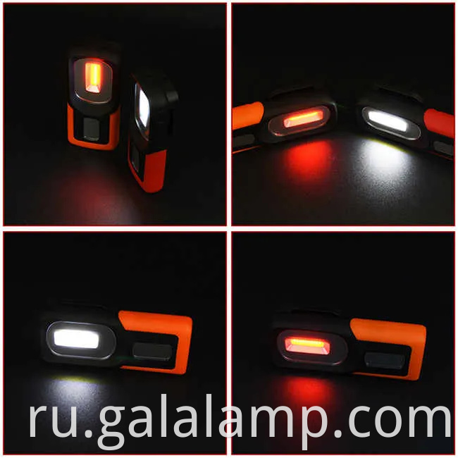 Универсальный USB -перезаряжаемый рабочий свет с сильным магнитом